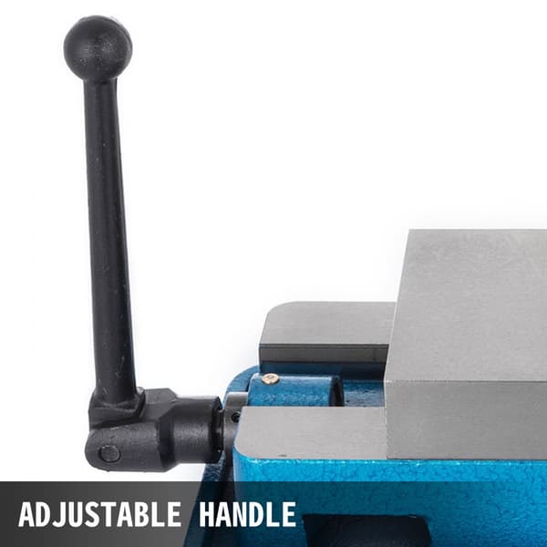 80MM Heavy Duty fræse skrueåkke, præcisionsklemme med 360° drejebase og 3" kæbebredde, perfekt til CNC-opgaver.