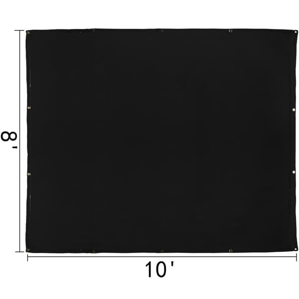 Svetsfilt 8 x 10 FT Glasfiber, kraftig brandskyddsfilt för enkel upphängning och skydd mot gnistor och stänk.