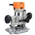 Miniatyrbild 9 av 9: Träfräs 1,25 hk 800 W, kompakt överfräs med dyk och fast bas, 30000 rpm, 6 hastigheter, inkl. 1/4" & 5/16" hylsor.