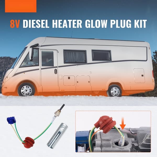 Diesellämmittimen hehkutulppasarja, keraaminen korjaussarja, ilmadiesel-pysäköintilämmittimen työkalu ja 2KW/5KW/8KW vaihtosarja.