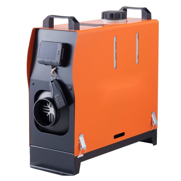 Diesel Luftvarmer 12V 5KW med LCD-fjernbetjening - Ideel til indendørs autocamper brug.