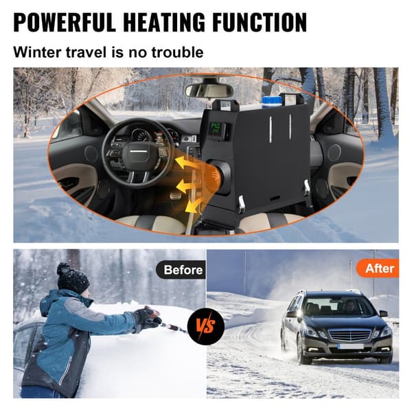 8KW Diesel-ilmanlämmitin, 12V kuorma-autoon, musta LCD-kytkin, nopeasti lämpenevä, täydellinen matkailuautoon tai veneeseen.