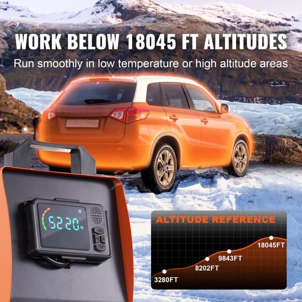 Diesel luftvarmer 12V 8KW med Bluetooth-app og LCD til indendørs brug i autocampere.