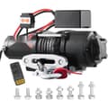 Miniatyrbild 1 av 9: Elektrisk vinsch 12V, 4500 lb, Nylonrep, IP55, 1/4” x 39ft, ATV/UTV med trådlös fjärrkontroll för Jeep/SUV/trailer.