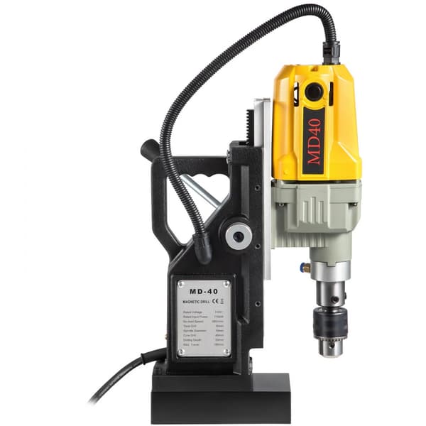 Magneettipora 1100 W, 1,57" poraushalkaisija, 2697lbf/12000N, 580 RPM – täydellinen kotitöihin ja pintakäsittelyyn.