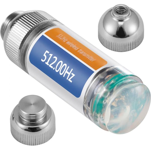 512HZ Sonde 8/5" ja 1/4-20" liittimet jäykälle tyhjennyspaikannukselle viemärien ja putkien havaitsemiseen, hopea.