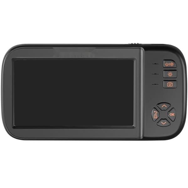 Inspektionskamera med 3 linser, 4,5" IPS-skärm, 1080P, halvstyv ormkabel, 8 lampor, 2860 mAh.
