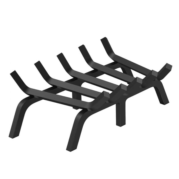 Takkahirsi, 24" raskas takkaritilä 6 tukijalkaa, 3/4" jauhemaalatut terästangot, polttopuuteline sisälle ja ulos.