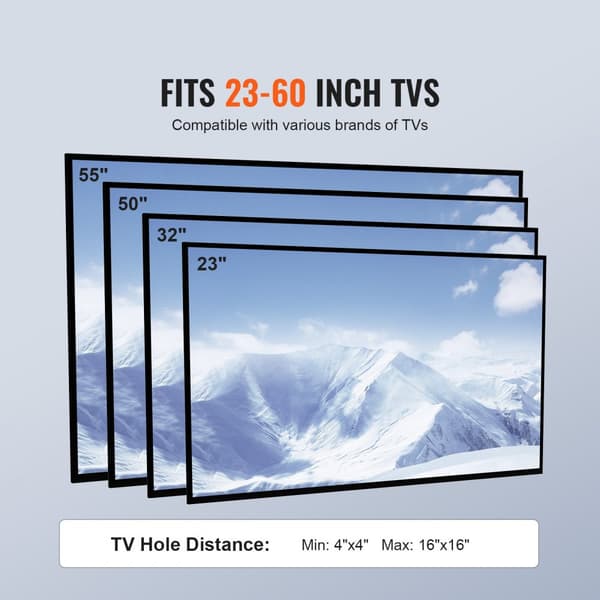 Mobilt tv-ställ för 23-60 tums TV, höjdjusterbart med hjul och bricka för audiovisuella enheter, perfekt för sovrum och vardagsrum.