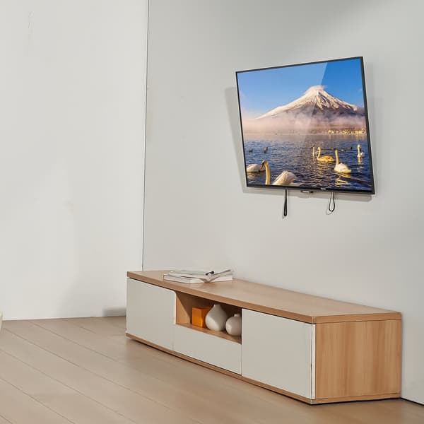 Universal tv-vægbeslag, lavprofil, passer til 37-70" tv. Tilgængeligt med tilt-funktion, Max VESA 600x400 mm, cap. 132 lbs.