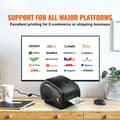 Miniatyrbillede 2 af 9: Termisk etiketprinter 4x6 300DPI via USB/Bluetooth til Amazon, eBay, Etsy & UPS. Perfekt til din forretning!
