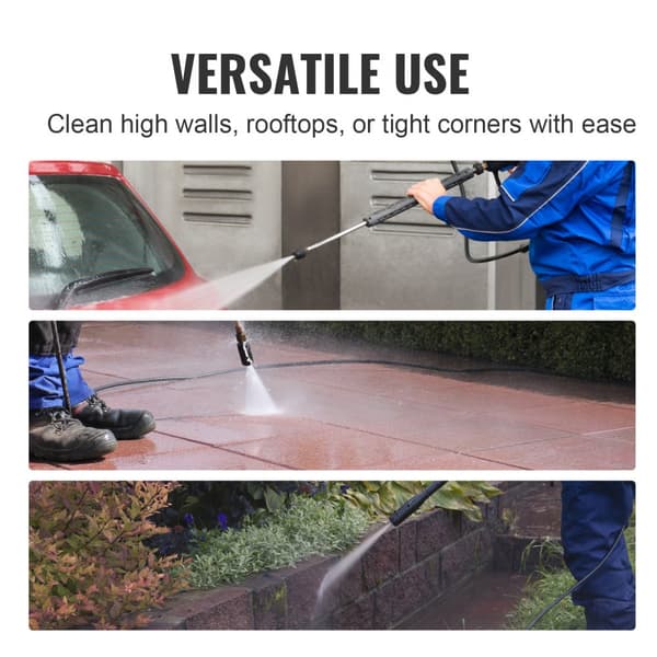 Painepesurin letku 30,5 m, M22-14 mm messinkikierre, 4200 PSI Heavy Duty, sopii useimmille merkkipainepesureille.