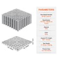 Miniatyrbild 7 av 9: Interlocking Dränering Golvmatta 30 x 30 cm PVC Halkfria golvplattor 12-pack