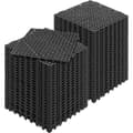 Miniatyrbillede 1 af 9: Modulære Splejsningsdræningsmåtter, 55 stk. 30x30 cm PVC fliser til skridsikker dræning i toilet, badeværelse, køkken og pool.