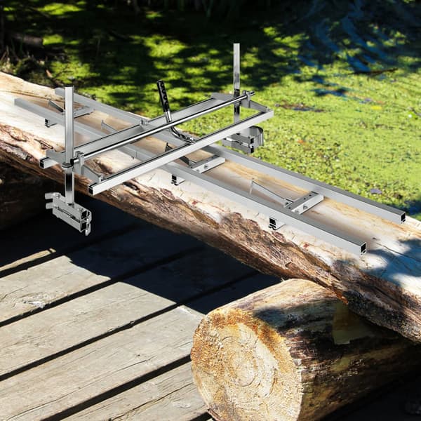 Motorsågs- och rälsverksstyrningssystem, bärbart sågverk 14"-36", 9 fot aluminium för träarbetare och snickare.