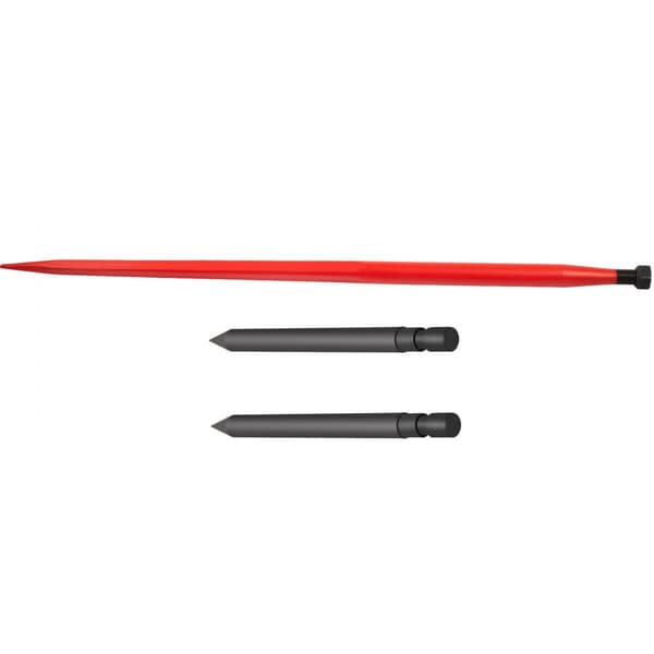 Høspyd 49" med 3000 lbs kapacitet, hurtig fastgørelse, firkantede ballegafler i 1 3/4", stabilisatorer og Conus 2.