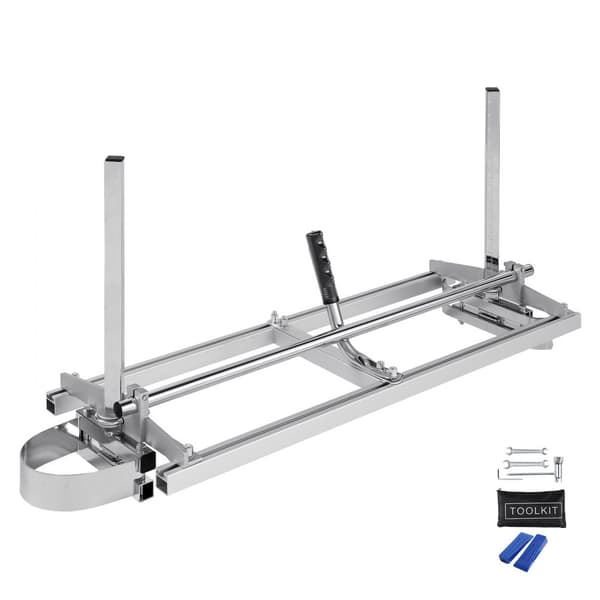 Bärbart sågverk 14"-36" svärd, galvaniserat stål, 0,2"-11,81" tjocklek, trävirke för byggare och träarbetare. Silver