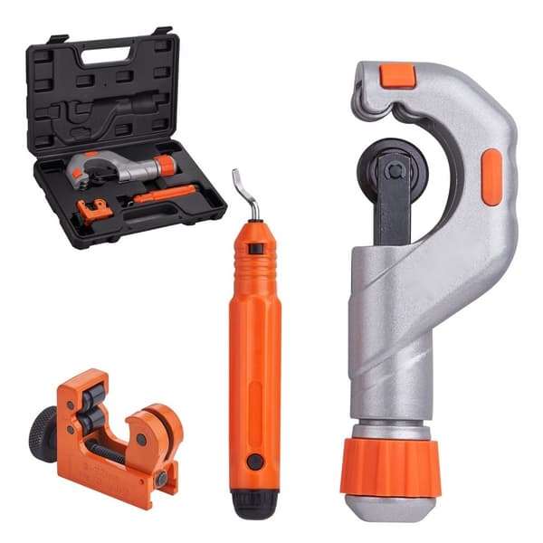 3ST Rörskärare Set för Kopparrör, Mini Rörskärare, Avgradningsverktyg - Effektiv och Praktisk!