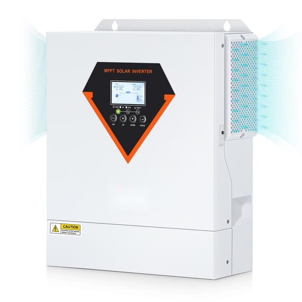 Hybrid sol inverter oplader 3500W 230V med indbygget 60A MPPT-controller - effektiv energiløsning til dit hjem.