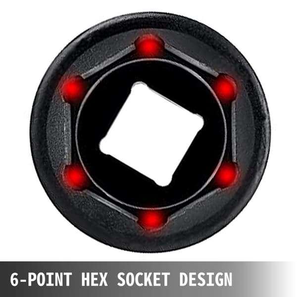 Stiknøglesæt 1/2" – 43 dele, standard udvalg, 6-punkt metriske stik, 9-30 mm (standard/dyb).