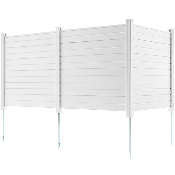 Udendørs privatlivsskærme, 50" B x 50" H til klimaanlæg og pool. Ideelle til at skjule skraldespande og anlæg (3-paneler).