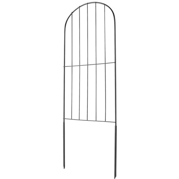Puutarha-aita, kaivamaton, 24''(K) x 13''(P), eläinaita, koristeellinen, metallinen koiraaita, 28 kpl.
