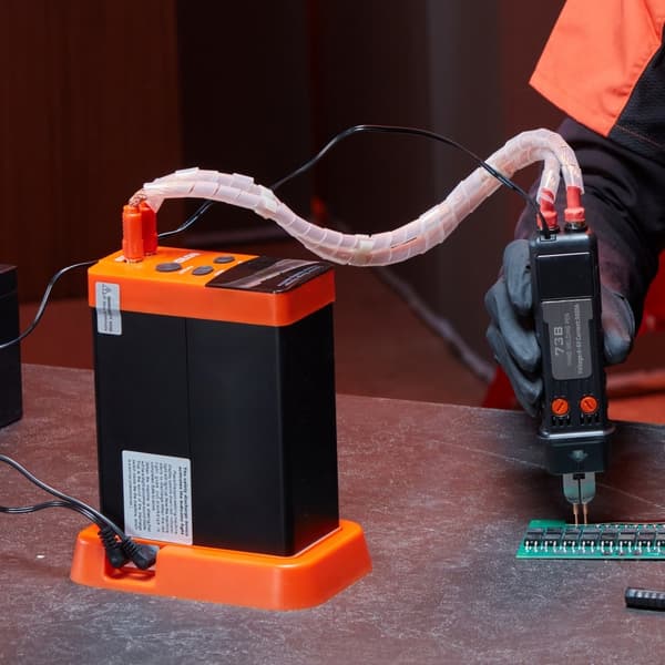 801D batteri punktsvejser med 14,5KW kondensator til energilagring og pulspunktsvejsning.