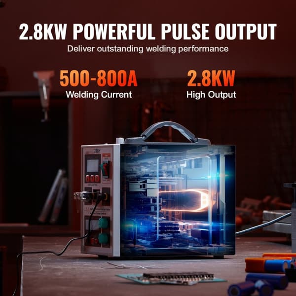 Batteripunktsvejser 788H: pulssvejser og batterioplader med 2 svejsetilstande. Effektiv og alsidig.