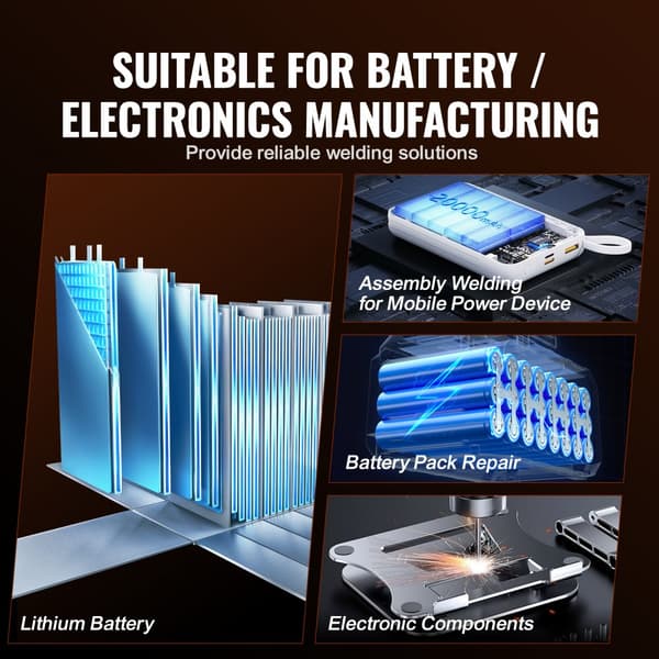 Batteripunktsvejser 788H: pulssvejser og batterioplader med 2 svejsetilstande. Effektiv og alsidig.