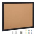 Miniatyrbillede 9 af 9: Korktavle 36x24 tommer med MDF-ramme, inkl. 10 knappenåle til visning og dekoration i hjemmet, kontoret og skolen.