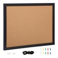 Pikkukuva 9 / 9: Kaksipuolinen korkkitaulu 24x18", MDF-kehyksellä, 10 nastaa. Erinomainen sisustusratkaisu kotiin ja kouluun!