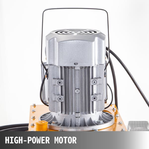 10152 PSI hydraulinen sähköpumppu 750 W, yksitoiminen 220 V, solenoidipoljin, 7L tehopakkaussylinteri.