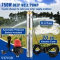 Miniatyrbillede 2 af 9: Dykpumpe 750W, 230V/50Hz, 105L/min, 62m løftehøjde. 20m ledning og automatisk trykafbryder. Rustfrit stål - ideel til industri.
