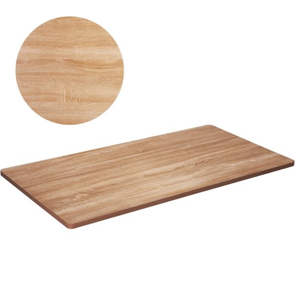Bordplade 70,9" x 31,5" x 1", 220,5 lbs belastning, Universal spånplade til elektrisk højdejusterbart skrivebord, rektangulær design