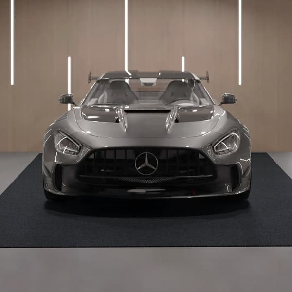 Autotallin lattiamatto 2,68 x 6,7 m, vedenpitävä suoja autoille: liukumaton, helppo puhdistaa ja leikata.