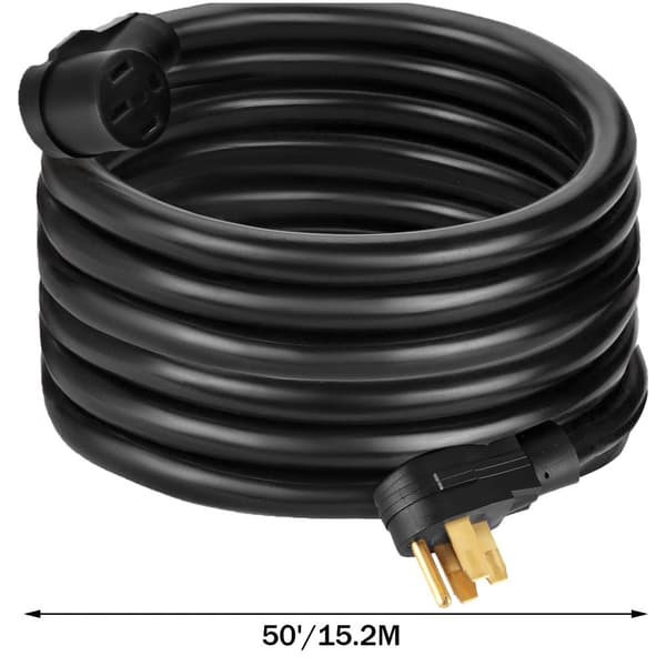 50FT 8AWG/4C RV förlängningssladd Trailer Lastbil Husbil Camper Kraft