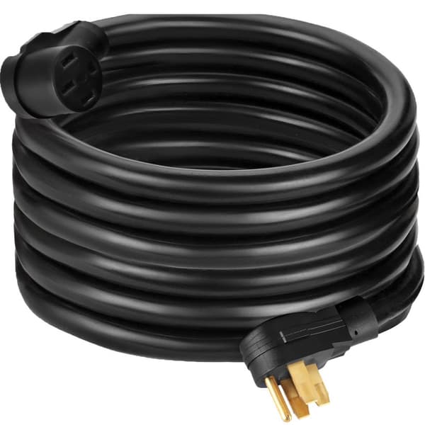50FT 8AWG/4C RV förlängningssladd Trailer Lastbil Husbil Camper Kraft