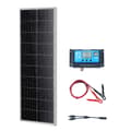 Miniatyrbillede 9 af 9: 100W Monokrystallinsk Solpanel Kit 12V med Solpanel & Opladercontroller