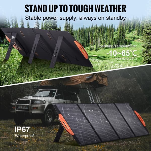 Kätevä taitettava 120 W ETFE-yksikiteinen aurinkopaneeli laturisarja.
