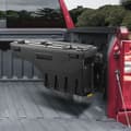 Miniatyrbild 8 av 9: Låsbart truckbädd förvaringslåda, vattentät ABS, 6,6 Gal/20 L, kompatibel med Chevy Silverado/GMC Sierra 2019-2021, svart.