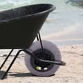 Miniatyrbild 8 av 9: Strandballonhjul, 15,7" ersättningssanddäck, TPU-däck för kajakvagn och buggy med gratis luftpump, 2-pack.