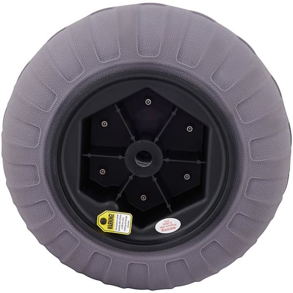 Strandballonhjul, 15,7" ersättningssanddäck, TPU-däck för kajakvagn och buggy med gratis luftpump, 2-pack.