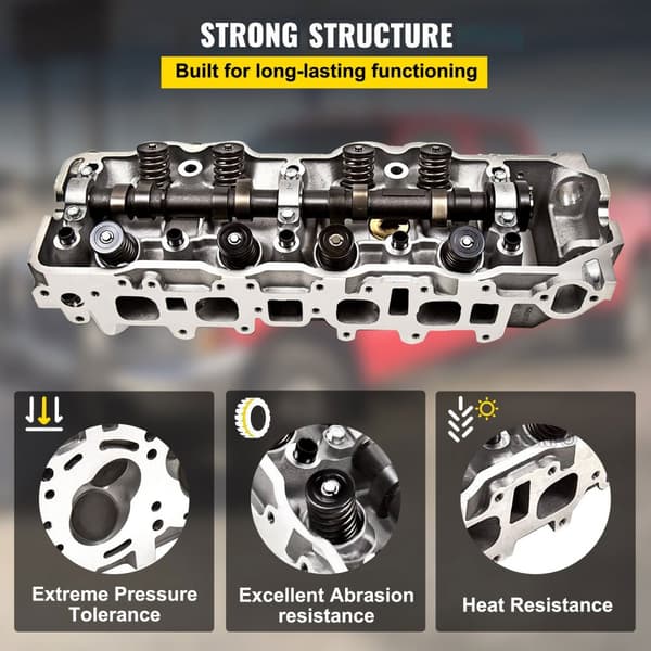 Cylinderhoved til Toyota 4Runner (85-95) og Pickup (85-95) 2,4L - Perfekt pasform og høj kvalitet.