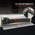 Miniatyrbillede 5 af 9: Undervognskasse, 60"x24"x24", robust aluminium diamantplade værktøjskasse med lås, vandtæt traileropbevaring til lastbil og varevogn.