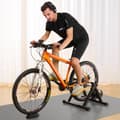 Miniatyrbillede 8 af 9: Cykeltræner til 26"-29" hjul, magnetisk, støjsvag motor, sammenklappelig til indendørs træning med hurtigudløser og forhøjer.