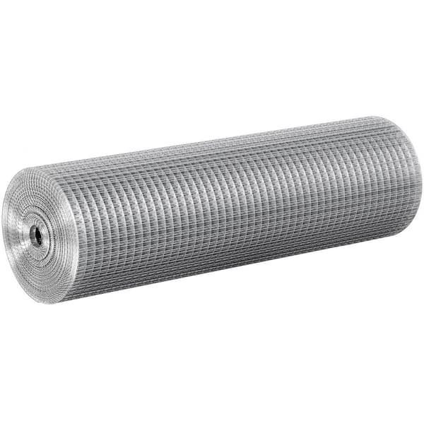 Hardwareklud, 1/2" 24"x50' 19 gauge, varmgalvaniseret trådnet til høns, kaniner og små gnavere i haven.