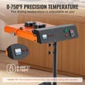 Miniatyrbild 5 av 9: Flash Tork 6000W 19 x 21 tum Automatisk Infraröd IR Skrivskärms Torkning