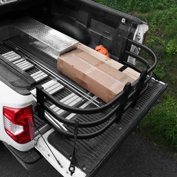 Alumiininen kuorma-auton sängyn jatke, 55,5"-68", sopii Ford, Dodge Ram, Toyota, Nissan, Chevrolet ja GMC malleihin.