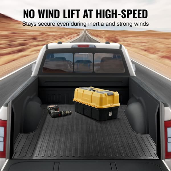 Lastbilsengemåtte til 2015-2023 Ford F150, 5,5 FT kort seng. Gummimåtte (1/4" tyk) beskytter mod vejr og skader.