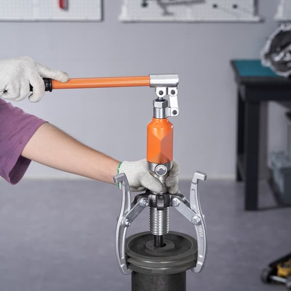 Hydraulinen hammaspyöräväännin, 15 tonnia, 2/3 leuan, pysty- ja vaakasuunnassa, 12" hydraulinen vetin.